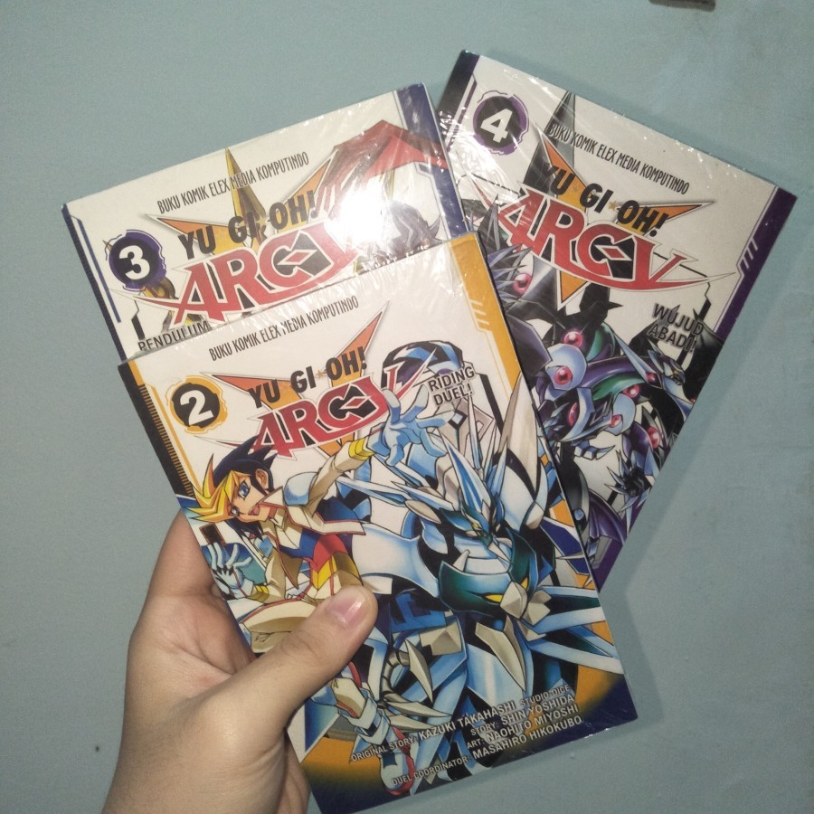 Komik Yugioh Arc V vol 2 3 4 segel