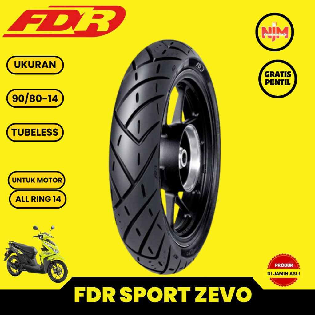 FDR Sport Zevo 90/80 - 14 Tubeles (TL)