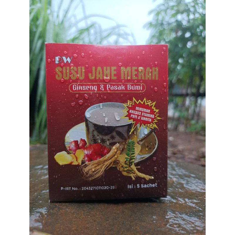 Susu Jahe Merah (Minuman khusus Stamina Pria & Wanita)