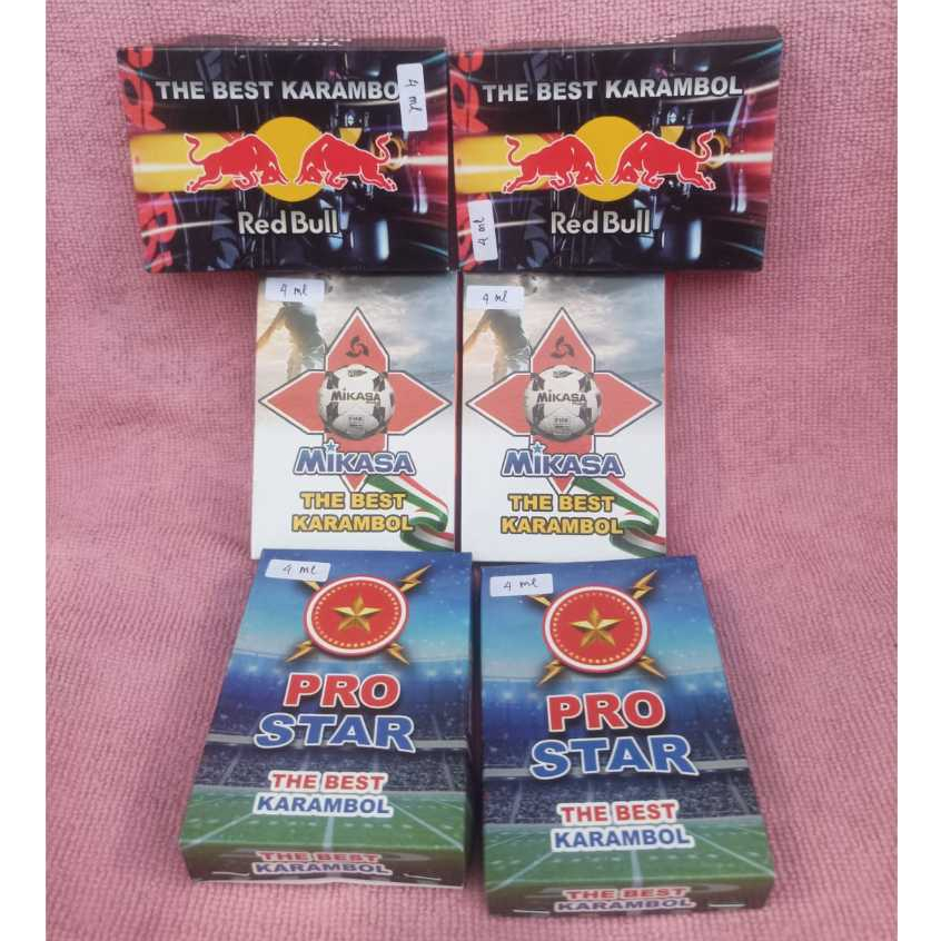 Biji Karambol Motif 4mm - Koin Biji Karambol Mika