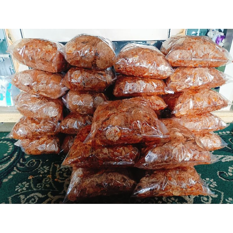 

Paket Reseller 30kg Kripca Kripik Kaca Pedas Daun Jeruk Kripik Pedas Seblak Kering Bumbu melimpah