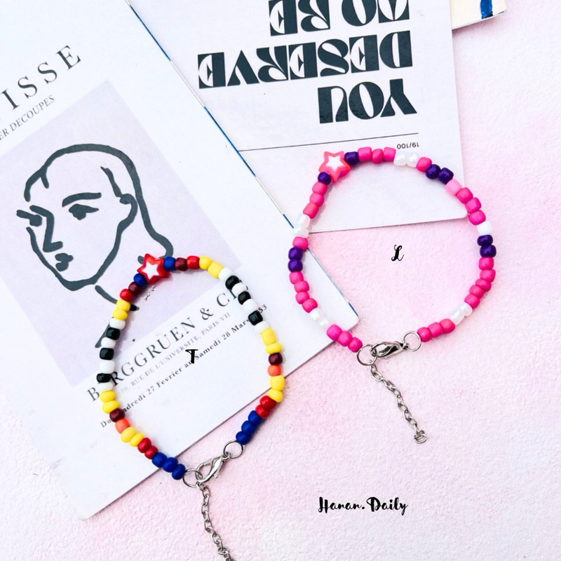 Gelang Manik Bintang Toy Story | Gelang lotso| Gelang beada korea premium