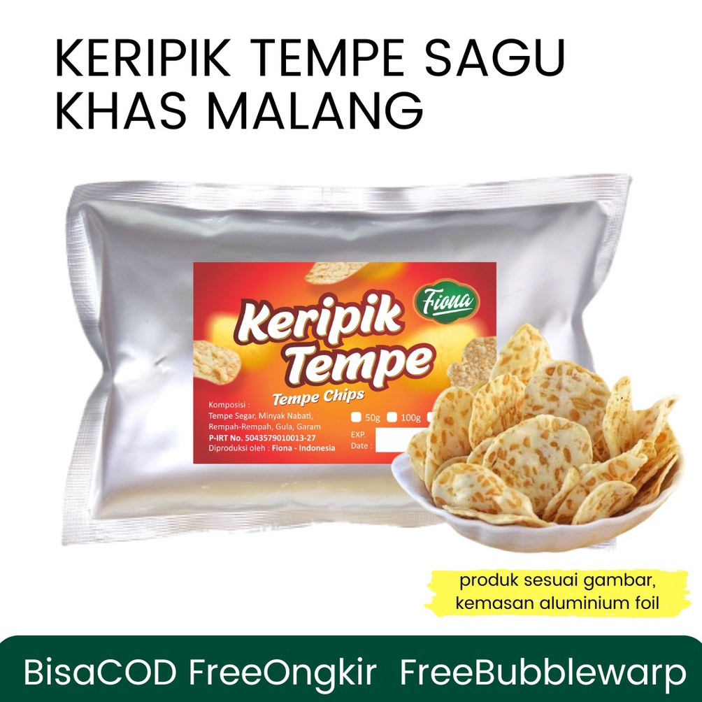

BERKUALITAS Keripik Tempe Daun Jeruk Sagu Pedas Manis OlehOleh Khas Malang