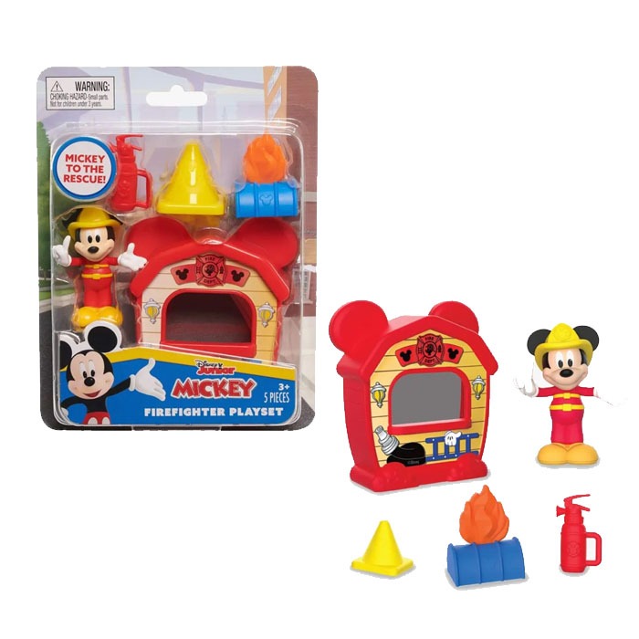 Just Play Disney Junior Mickey Mouse Firefighter Playset 5pcs