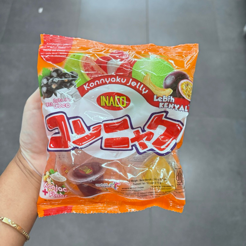 

Inaco Konnyaku Jelly (isi 12 pcs) | Jeli Konyaku