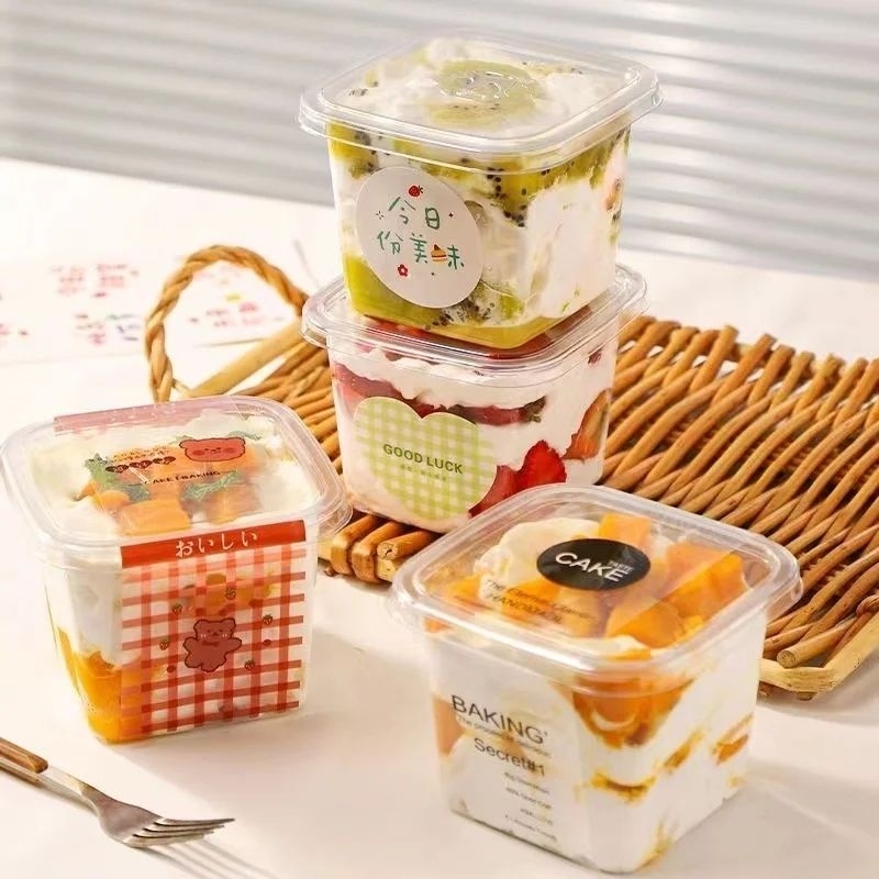 Mika Cheesekut Kotak Tinggi 400ml (10PCS) Mika dessert Mika Salad