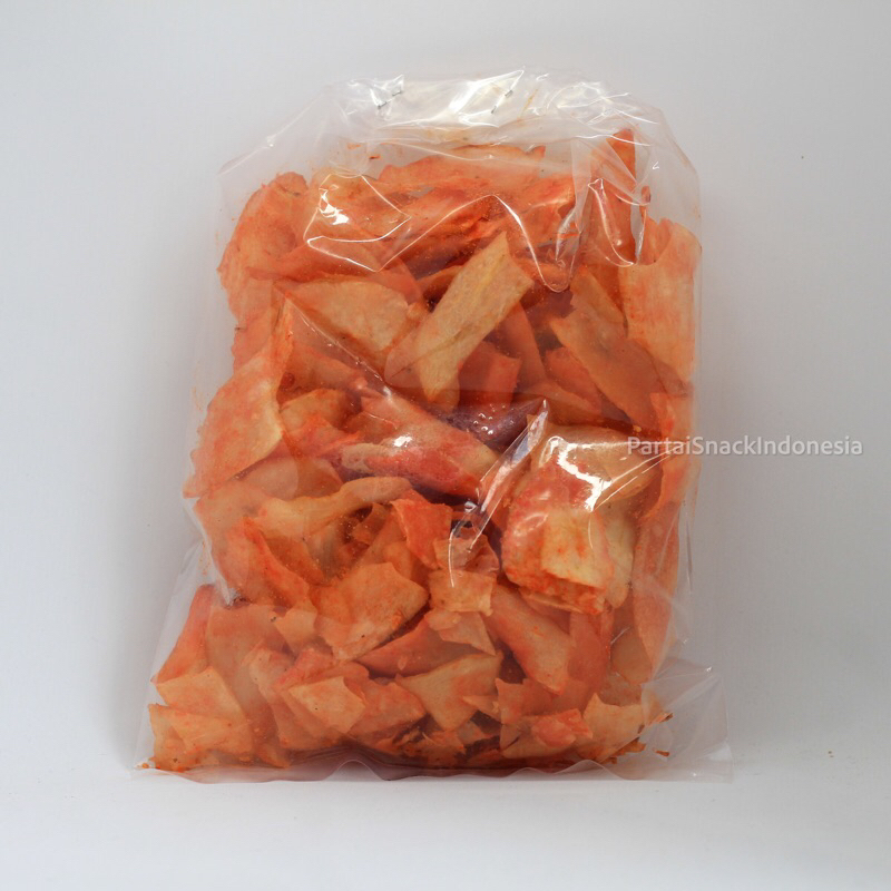 

KERIPIK SINGKONG KILOAN RASA BALADO ukuran 250gram/500gram/1kg