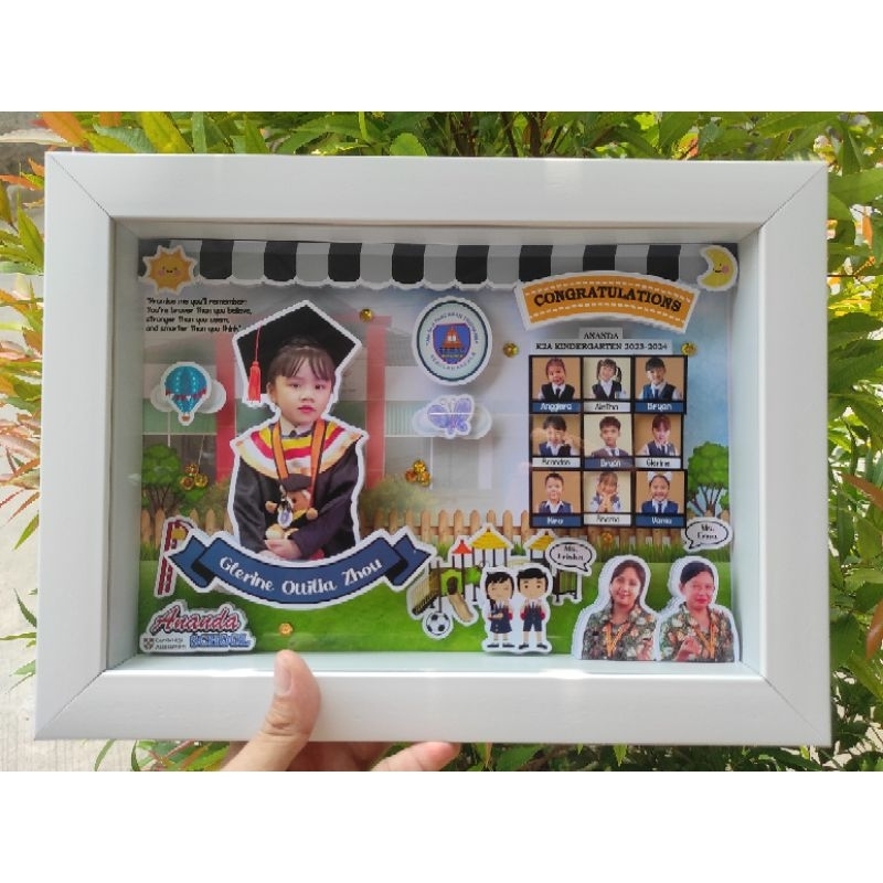 Scrapframe Scrapbook 3D Kado Perpisahan anak SD TK hadiah guru souvenir sekolah