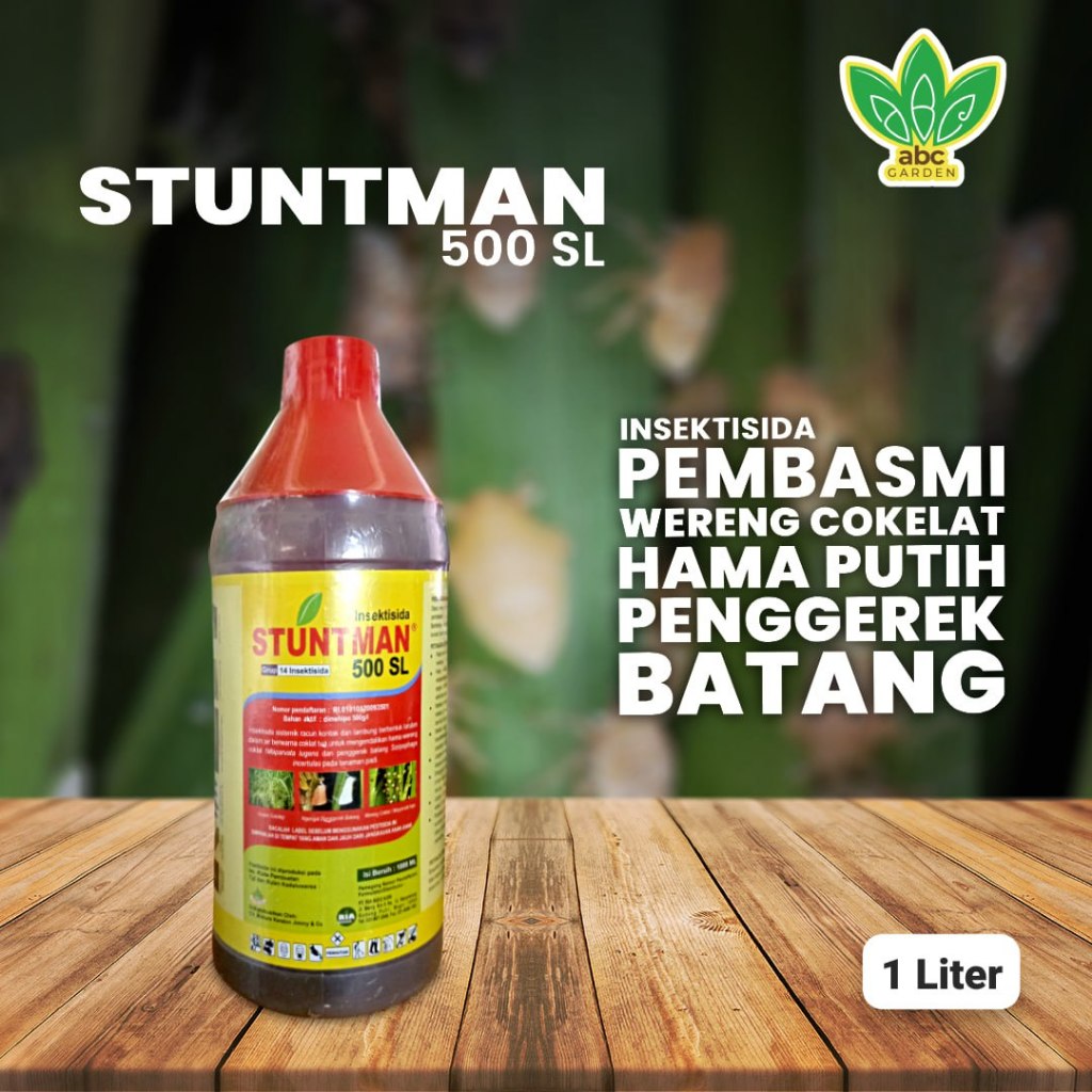 [1 Liter] Stuntman 500SL - Insektisida Pembasmi Wereng Coklat, Hama Putih & Penggerek Batang