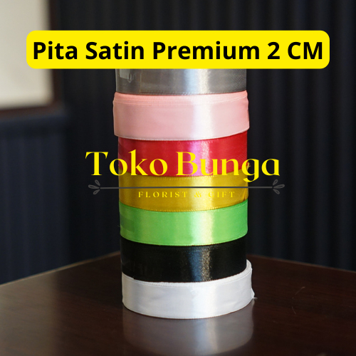 

PITA SATIN 3/4 INCH (2 CM) ANEKA WARNA IMPORT PITA BUKET PITA BUKET