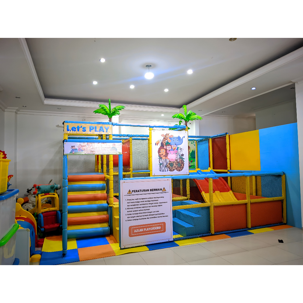 playground indoor anak desain terbaru wahana permainan anak indoor softplay mainan anak murah // des
