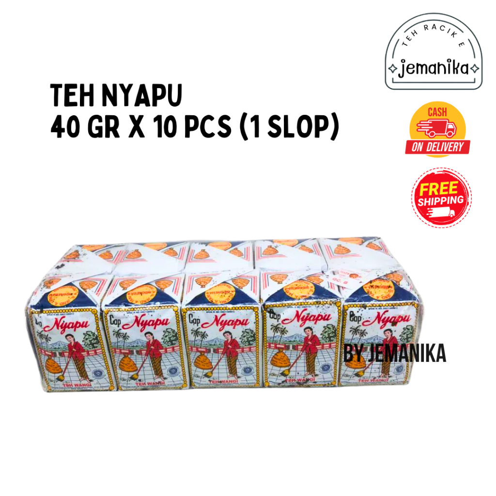 

TEH NYAPU Teh Tubruk Solo 1 SLOP Isi (10pcs x @40gram)