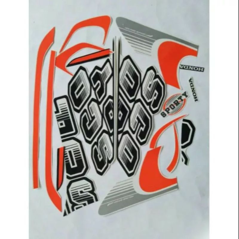 Striping Scoopy 2017 Sporty Stiker Scoopy 2017 Sporty Striping Ori Scoopy 2017