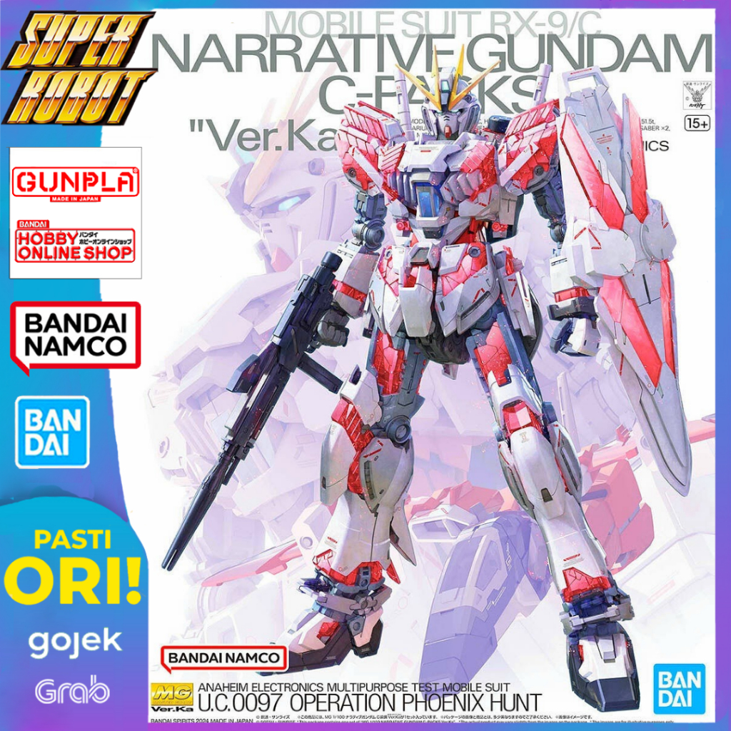 BANDAI MG RX-9/C Narrative Gundam C Packs
