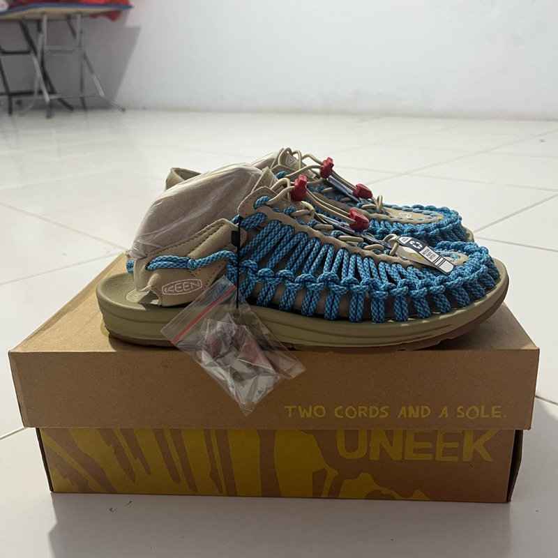 Sandal Pria Uneek Keen Safari / Vivid Blue