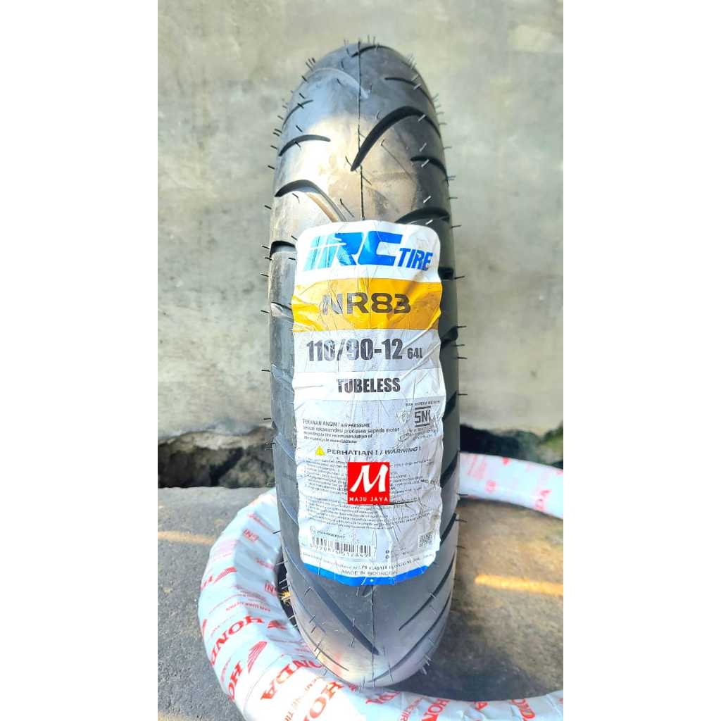 BAN IRC NR83 110/90-12 RING 12 TUBELESS ban 110/90-12 ban irc 110/90-12 ban tubles ban motor ring 12