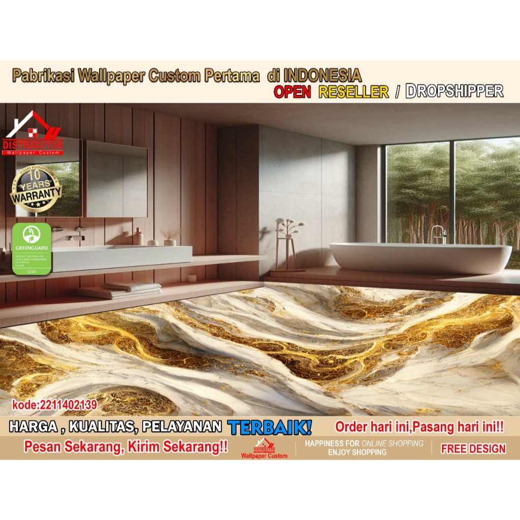 Sticker Lantai | Sticker Lantai Custom | Sticker Lantai 3D | Sticker Floor | Floor 3D | Lantai 3D | 