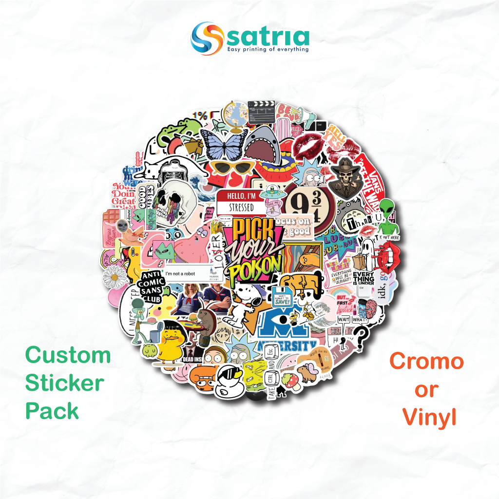 

Cetak Stiker A5 Cutting (Kiss Cut) Sheet Pack