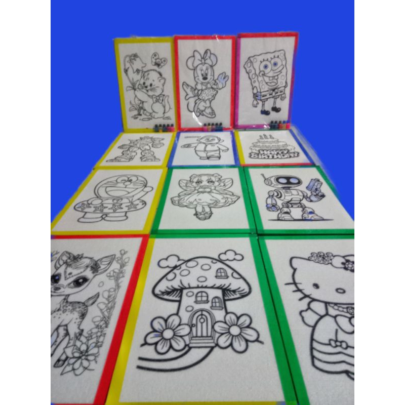 

Sterofoam Lukis isi 3 dan isi 6 + Warna, kuas, palet Termurah