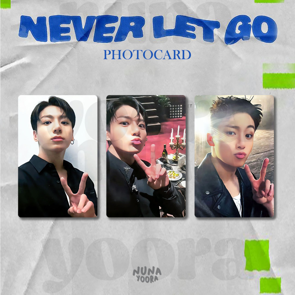 BTS JUNGKOOK "NEVER LET GO" PHOTOCARD || PC JUNGKOOK || KPOP PC || JEON JUNGKOOK