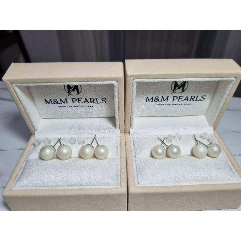 Giwang mutiara laut pramugari/persit/bayangkari