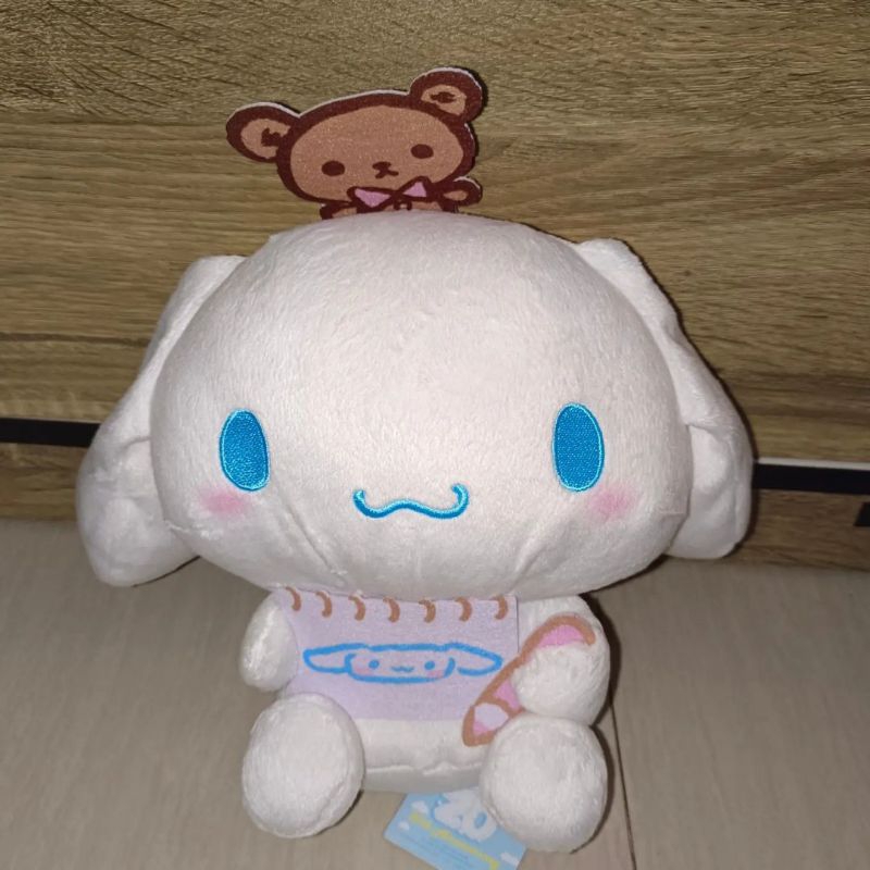 boneka cinnamoroll elektrik bunyi ori toreba
