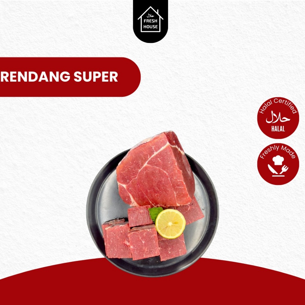 

DAGING SAPI / RENDANG SUPER / BEEF FROZEN 500GR