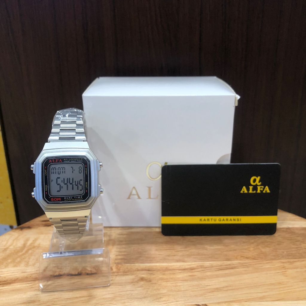 Jam Tangan Alfa Digital Original