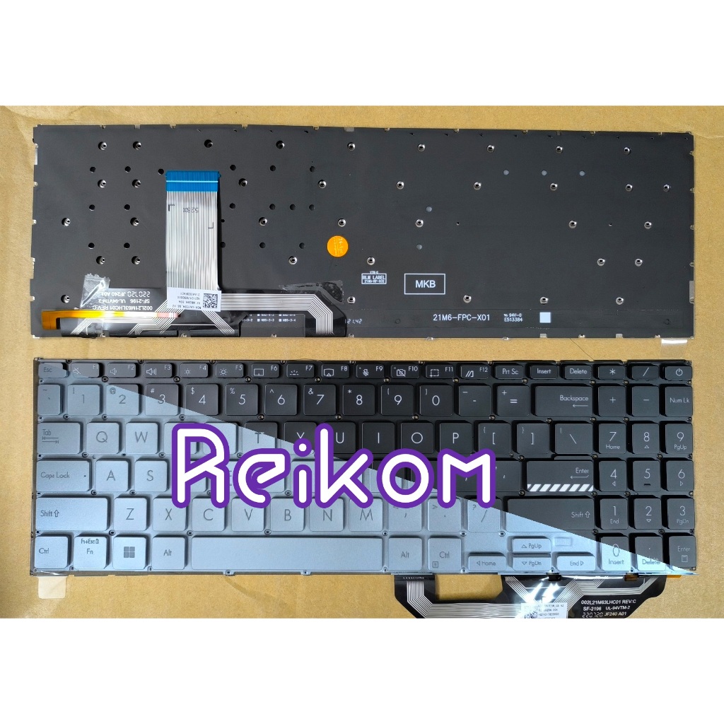 Keyboard Asus Vivobook 15 A1502 A1502z A1502za X1502 X1502z X1502za F1503 F1503z F1503za M1503 M1503