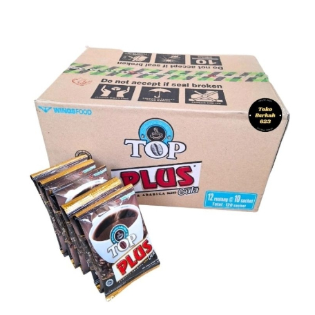 

1 Dus TOP KOPI PLUS GULA Isi 120 Sachet
