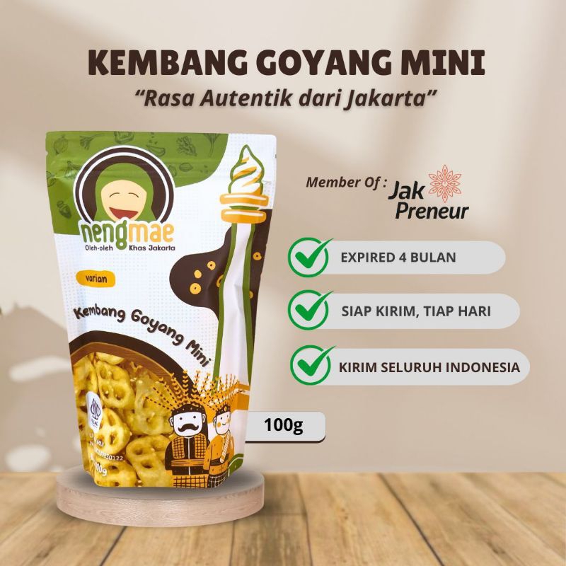 

Kembang Goyang Mini - Oleh Oleh Khas Jakarta | Neng Mae