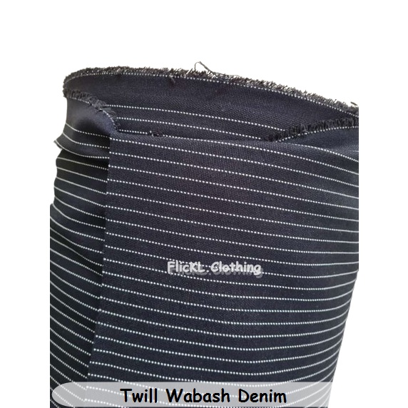 KODE T1G Bahan Kain Twill Wabash Jeans Denim Jeans Wabash Denim Wabas