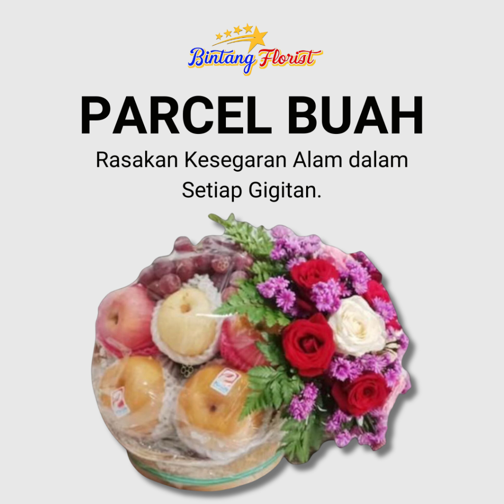 

Bintang Florist Parcel Buah Spesial Premium Bisa Custom Request Isian Buah dan Tambah Kartu Ucapan