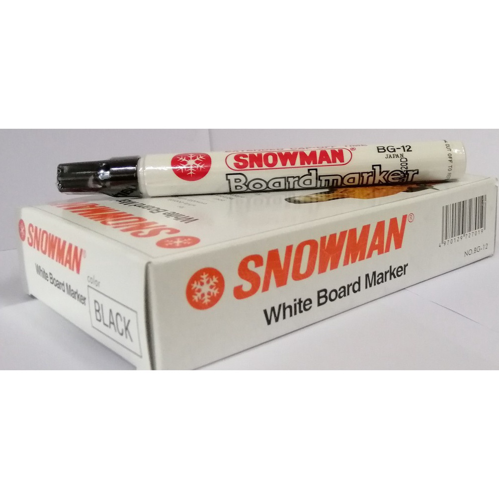 

KODE B9Q8 Spidol Snowman BG12 Whiteboard 1 lusin
