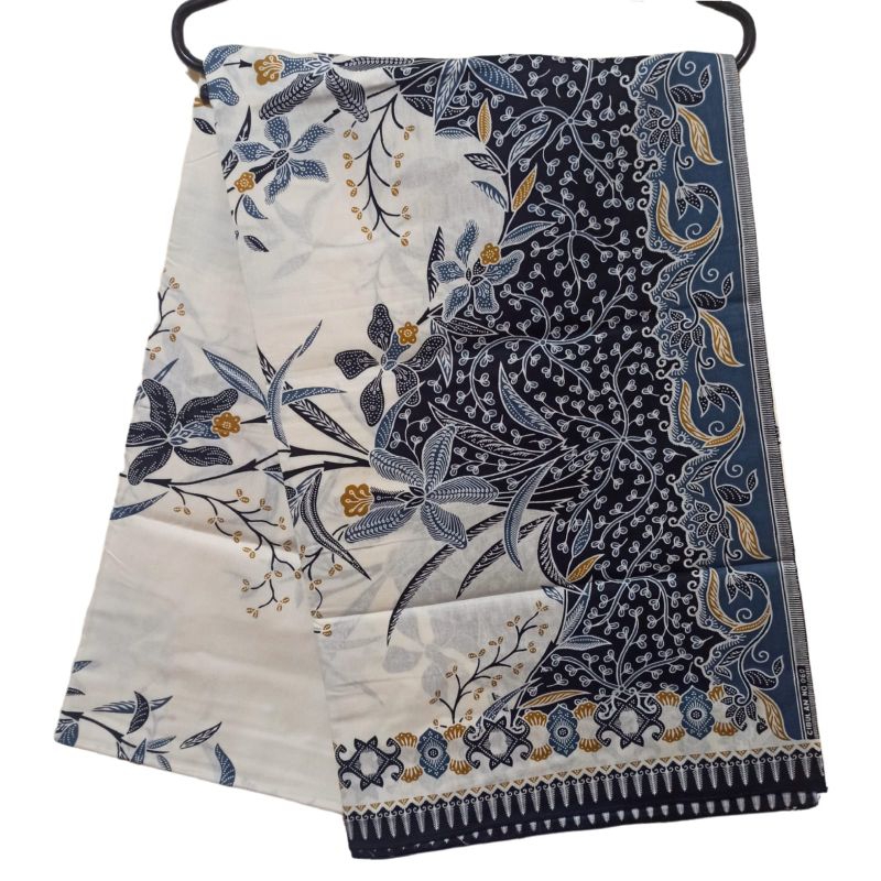 Gayaebatik Kain Batik Primisima Bunga Dahlia Putih