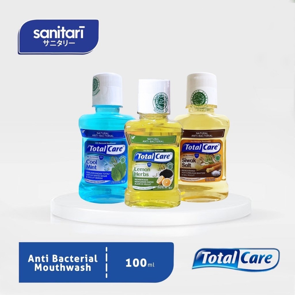 Total Care Mouthwash 100ml Total Care Obat Kumur Mouthwash Gargle
