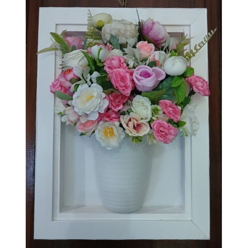 HIASAN DINDING PIGURA BUNGA / BUNGA ARTIFICIAL / BUNGA HIAS / HIASAN DINDING