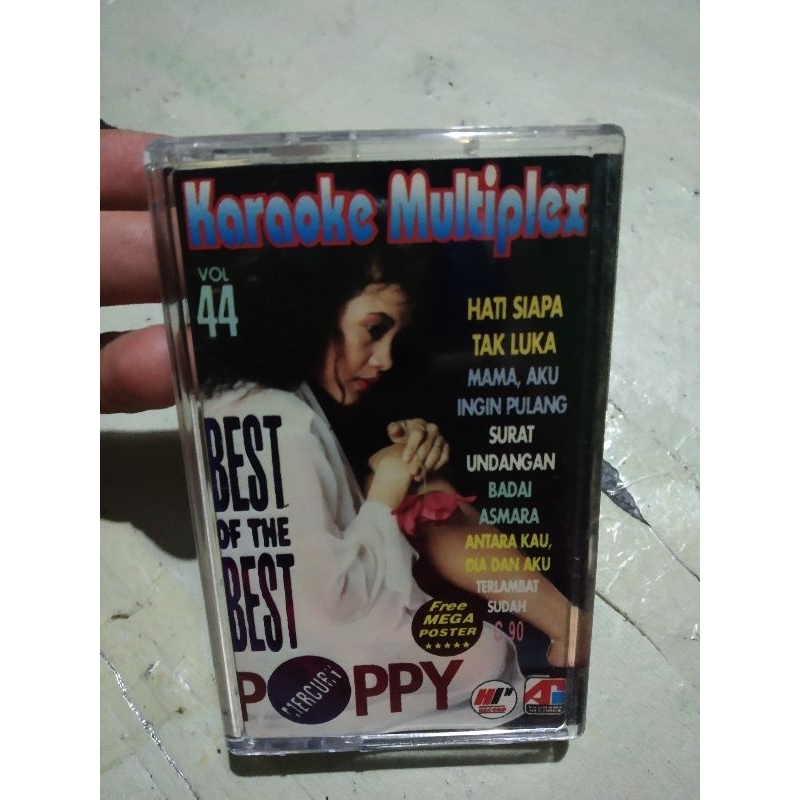 kaset Poppy Mercury karaoke multiplex badai asmara biarkan kupergi terlambat sudah surat undangan ha