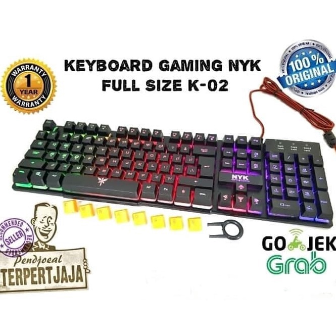 KODE J16U Keyboard Gaming NYK K2  K2  K 2 Black Only