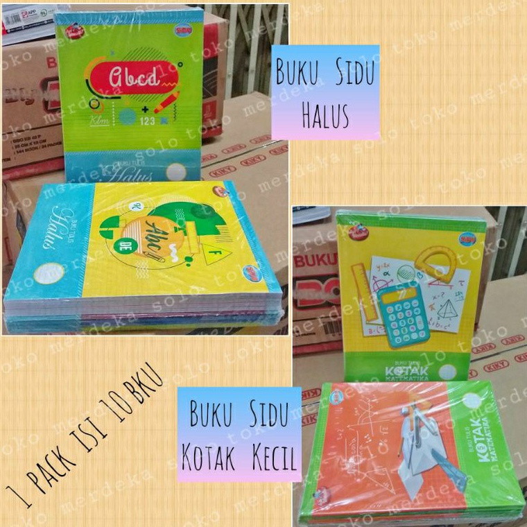 

KODE T8M2 Buku Tulis HALUS KOTAK KECIL Sidu