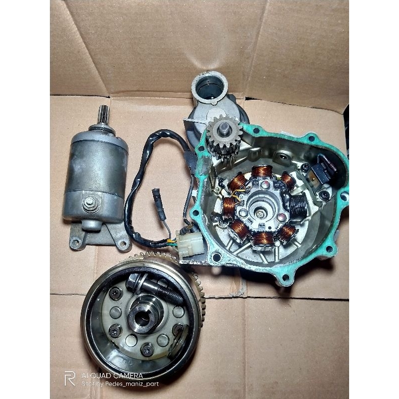 Doble starter tiger revo original part lepasan motor