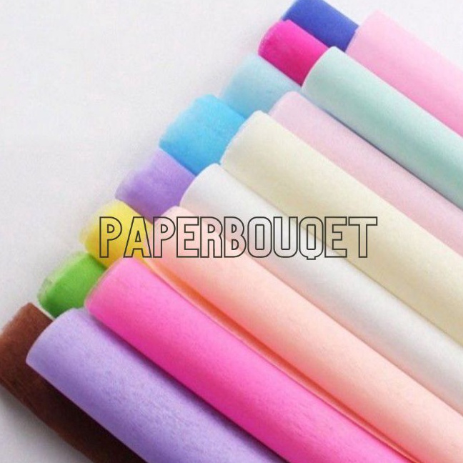 

KI3 1 pack 2 lembar Kertas Tissue Buket Wrapping paper tissue