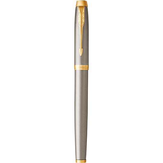 

Gramedia MKG - Pre Order - Parker - Parker IM Brushed Metal Gold Trim Rollerball