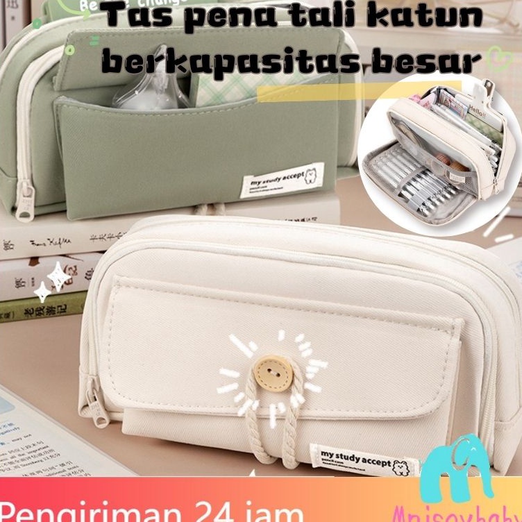 

KODE A7N7 CODBerpenampilan Tinggi Kotak Pensil Kanvas Multiwarna Kotak Pena Estetika Kapasitas Besar Korea Perlengkapan Penyimpanan Alat Tulis Siswa Sekolah Tas Pena Berkapasitas Ekstra Besar