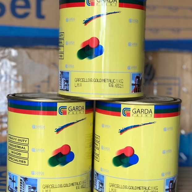 

KODE D3P3 CAT KAYU DAN BESI WARNA GOLD METALIC METTEX 1 KG