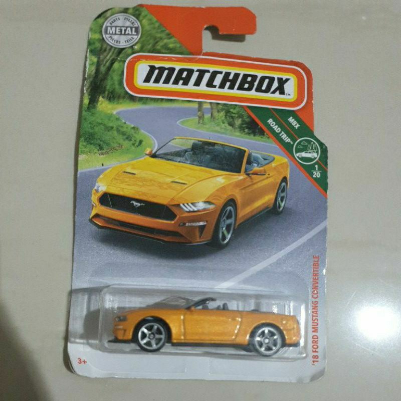 matchbox 18 ford mustang convertible