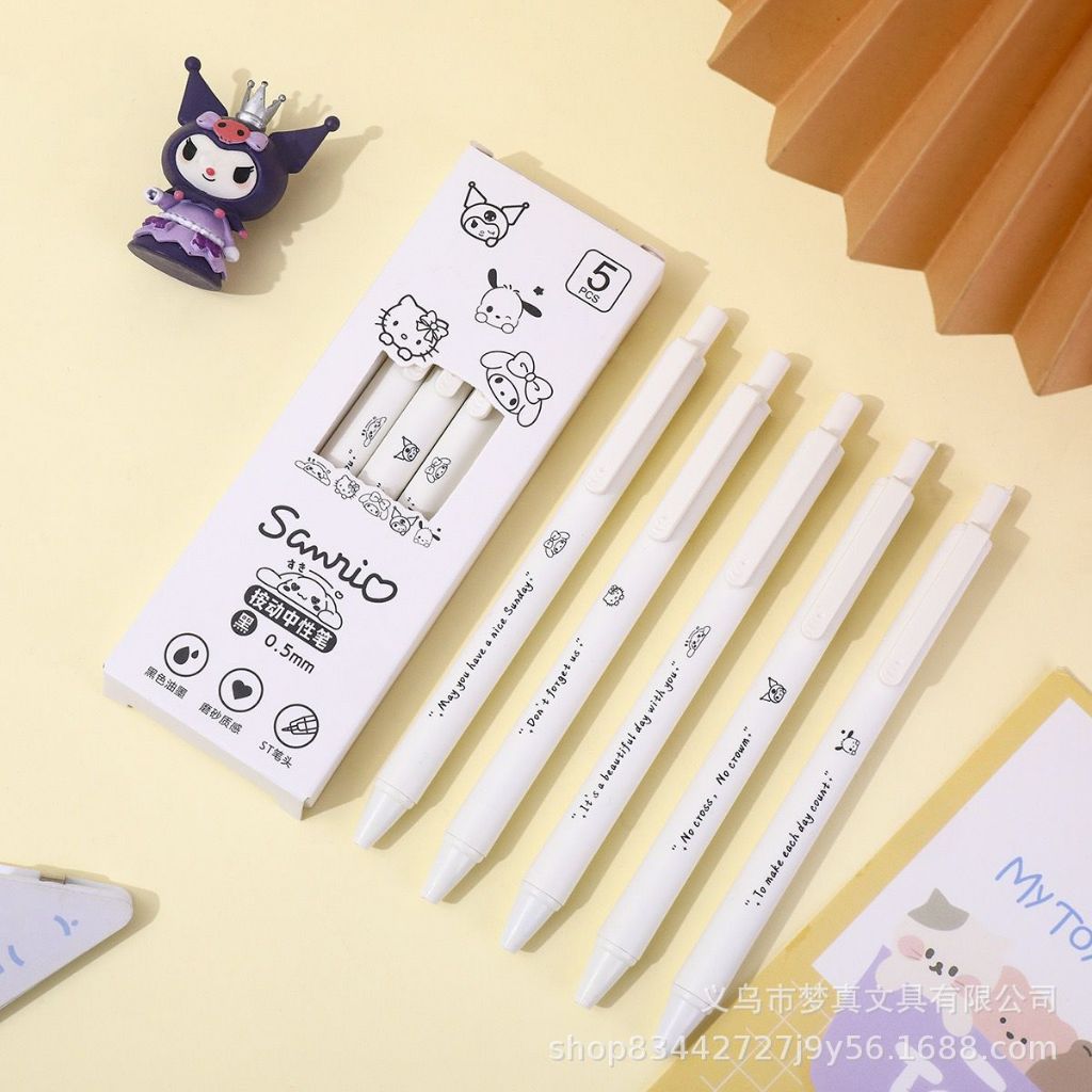

Pulpen Mekanik/Cetek - Pulpen Mekanik Karakter Lucu - 0.5mm - Sanrio 5pcs Series