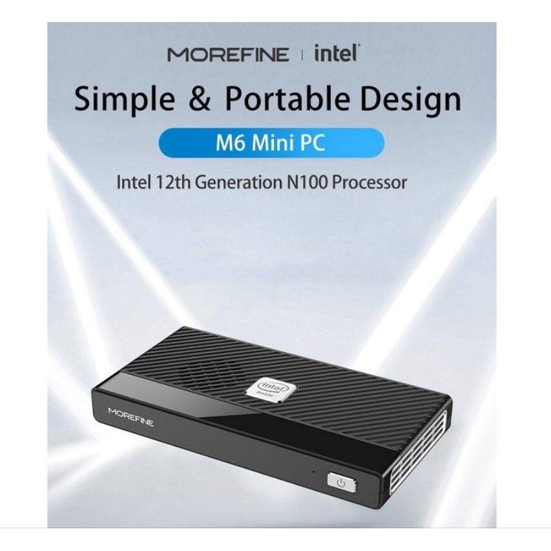 Mini PC Morefine M6 Intel N100 16/512GB WiFi6 DDR5 Windows 11 Pro