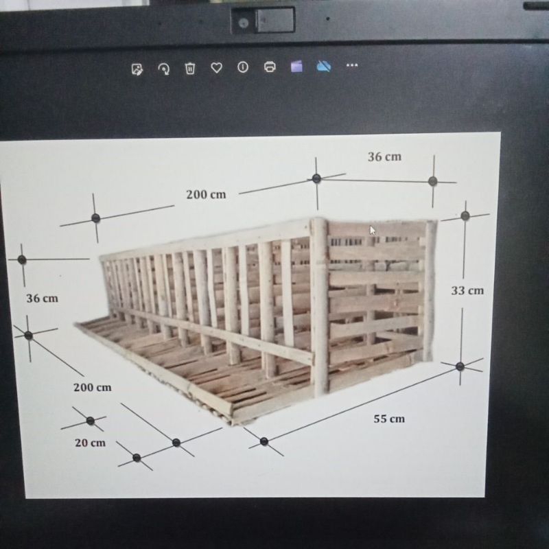 Kandang Baterai Ayam Petelur Bambu