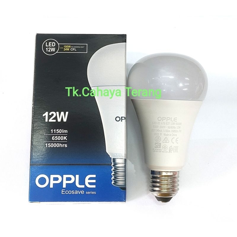Lampu Led Bulb Opple 12 watt Putih